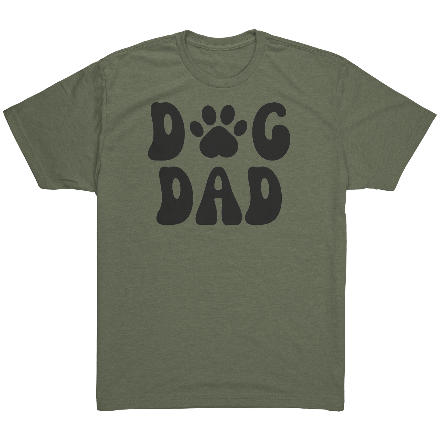 Dog_Dad_T-Shirt_Nectarine_Font_-_Black_Military_Green_Mockup.png