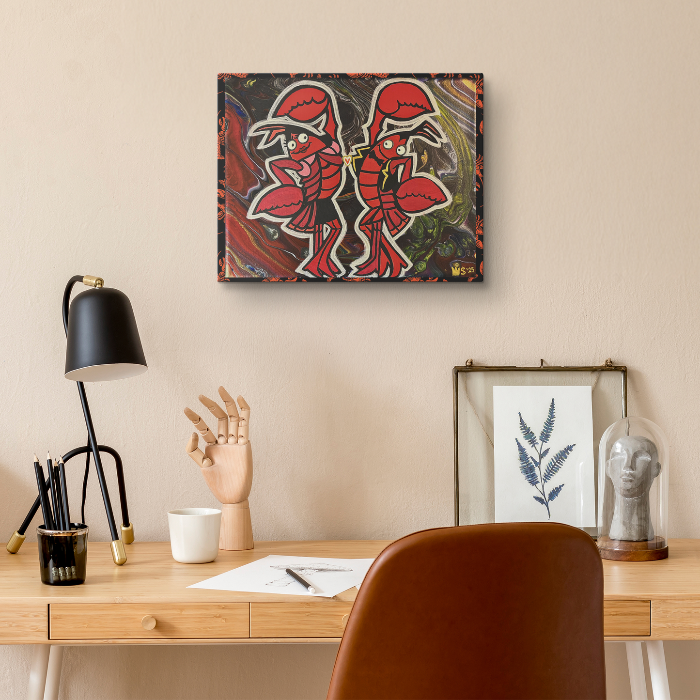 Salsa_Lobsters_in_Love_-_11_x_14_Wall__H_Lifestyle_Mockup.png