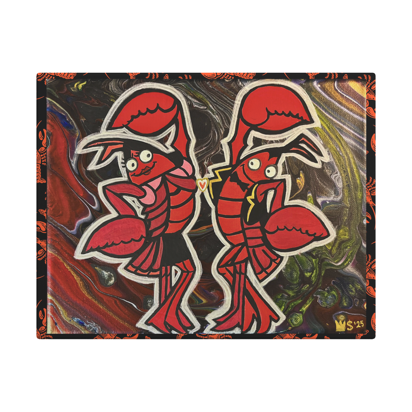 Salsa_Lobsters_in_Love_-_11_x_14_Wall__H_Main_Mockup.png