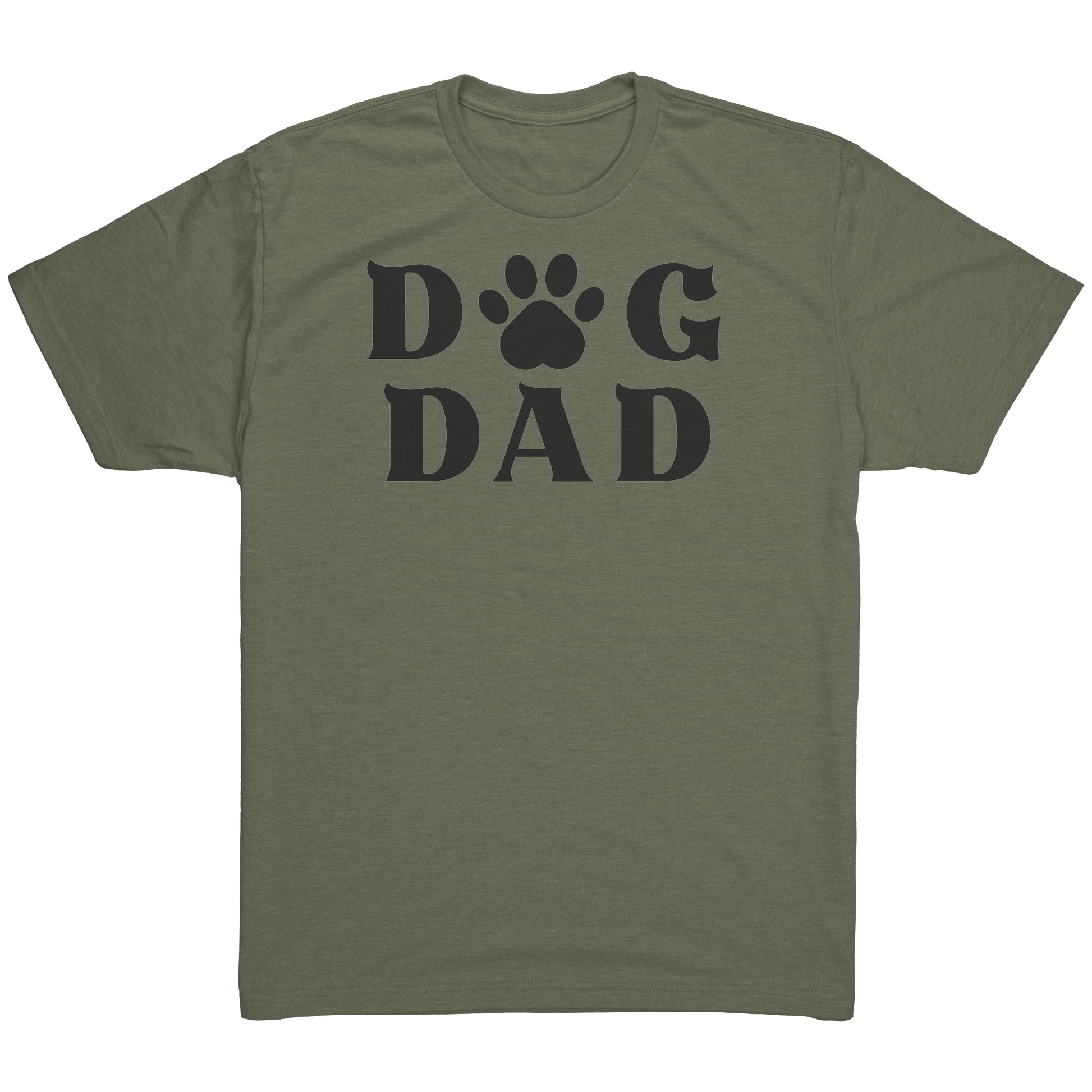 Dog_Dad_T-Shirt_Kaftus_Font_-_Black_Military_Green_Mockup.png