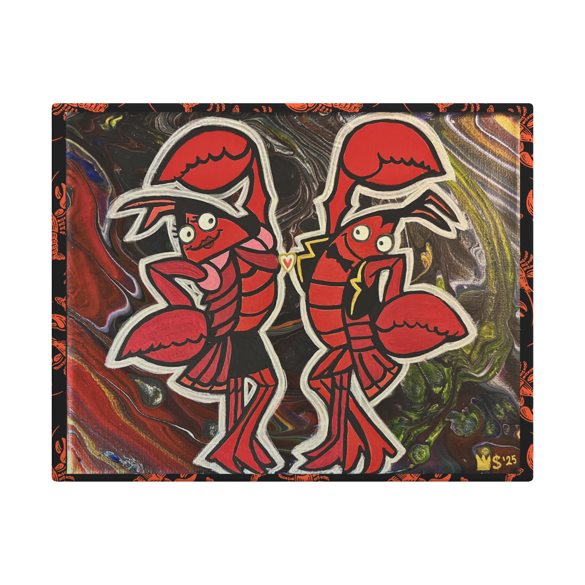 Salsa_Lobsters_in_Love_-_11_x_14_Wall__H_Main_Mockup.png
